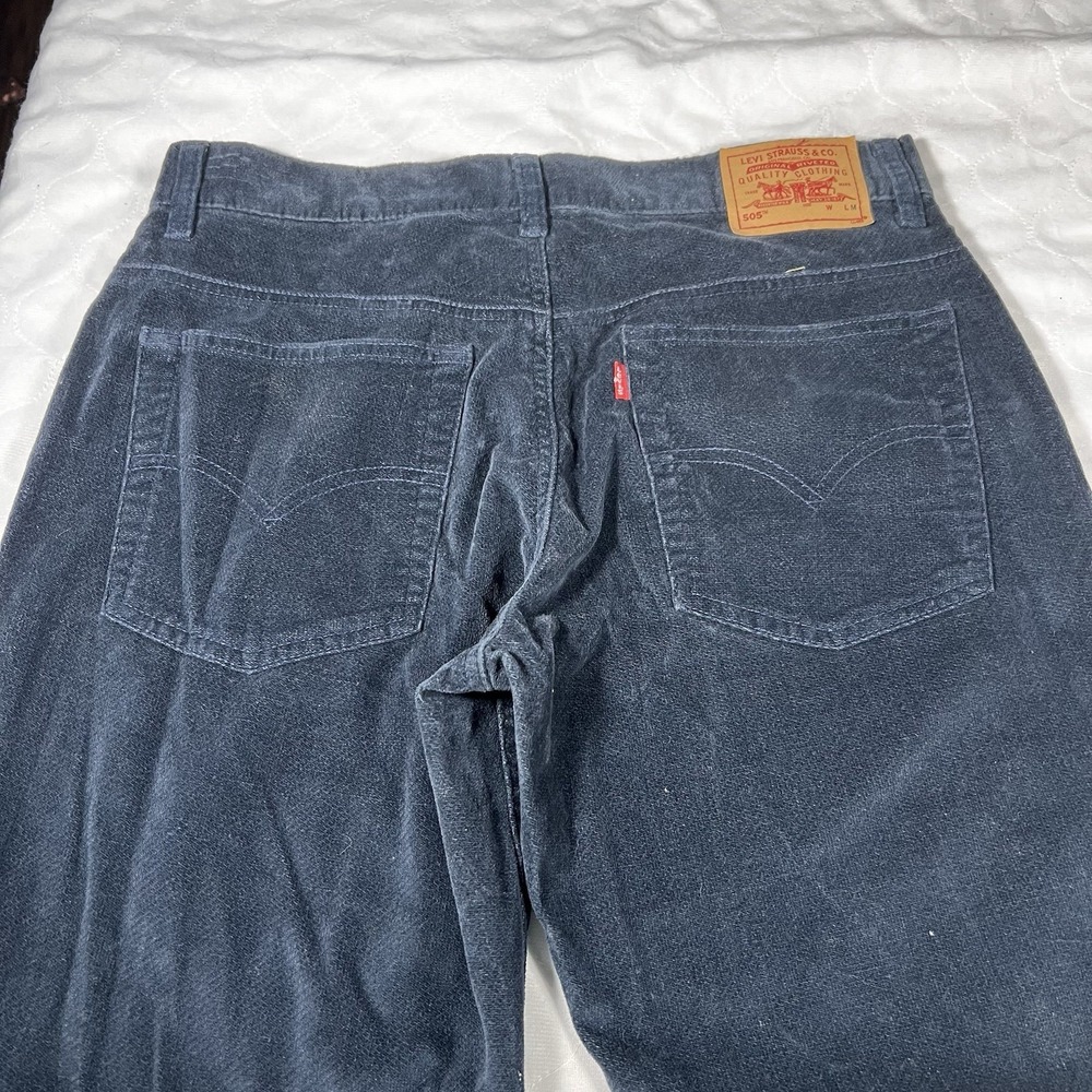 Levi's 505 Lower Rise Straight Leg 100% Cotton Size 10M Womens - Picture 4 of 9